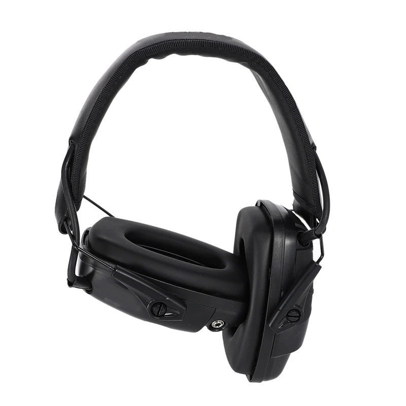 

Electronic Hunting Ear Protection NRR22DB Sound Amplification Noise Reduction Ear Muffs Professional Hunting Ear Defender,Black