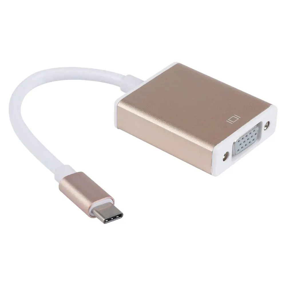 Бесплатная доставка адаптер USB 3 1 типа C раньше VGA Реверсивный для нового Macbook 12