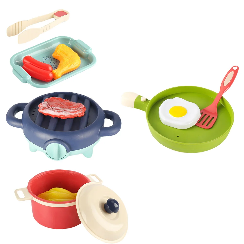

1 Set Children Imitation Kitchen Play Adorable Simulation Cooking Plaything