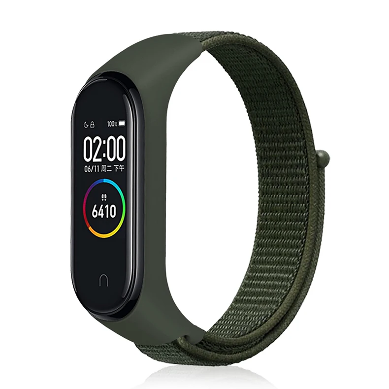 IONCT нейлоновый браслет для mi Группа 4 спортивного стиля с correa pulsera ремень для Xiaomi mi band 3 ремешок mi Группа 4 Global Smart аксессуары
