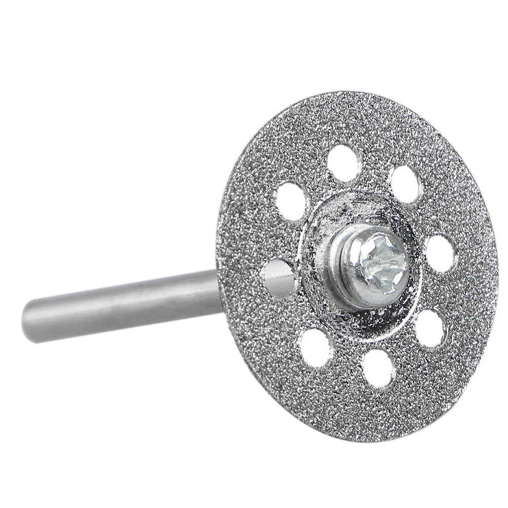 

10pcs 22mm Shank Drill Abrasive Connecting Mini Cutting Disc Durable Rotary Tool Saw Blades Wheel Diamond Universal Metalworking