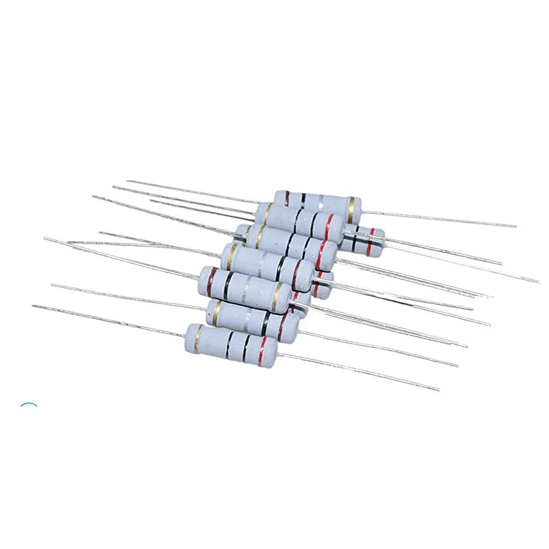 10pcs 5W Carbon Film resistor 5% 1R ~ 1M 2.2R 10R 22R 47R 51R 100R 150R 470R 1K 4.7K 10K 47K 1 2.2 10 22 47 51 100 150 470 Ohm |