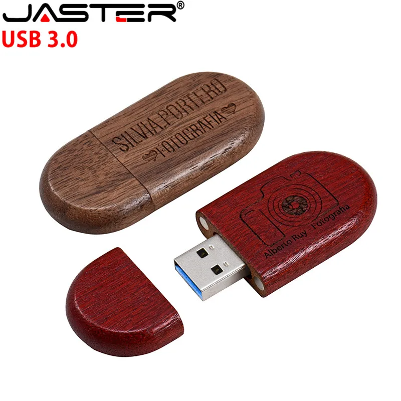 USB флеш накопитель JASTER деревянный 4/8/16/32/64 ГБ|USB флэш-накопители| |