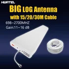 Усилитель сотовой связи направленная бревья антенна наружный внешний LDPA модем от 11 до 16 дБ с высоким коэффициентом усиления 45 см 700 2700 МГц 1-футовый кабель