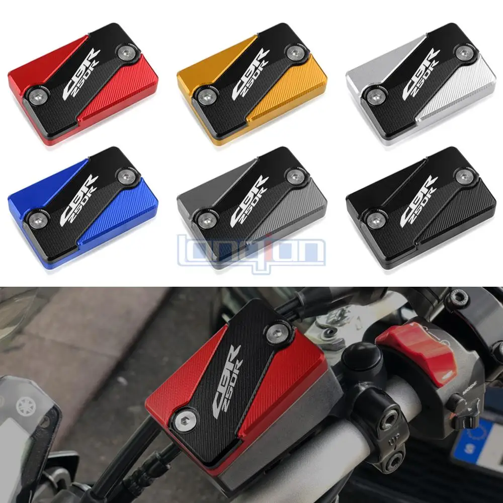 

For Honda CBR250R CBR 250R CBR250 R 2010-2013 2012-11 Motorcycle Front brake Fluid Cylinder Master Reservoir Cover Cap With Logo