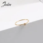 Joolim Высококачественные золотые PVD Мини-кольца с шестью крапанами для женщин ювелирные изделия из нержавеющей стали оптом