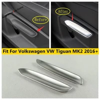 for volkswagen tiguan mk2 2016 2022 seat chair backrest adjustment handle decoration cover trim matte interior accessories