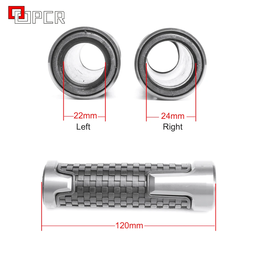 

7/8'' 22MM Motorcycle Aluminum Anti-Slip Handle Bar Handlebar Hand Grips For KYMCO XCITING 250 300 400 400i 400S 500 550