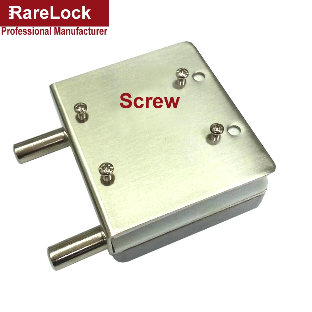 Дверной замок из нержавеющей стали и стекла с 3 компьютерными латунными ключами