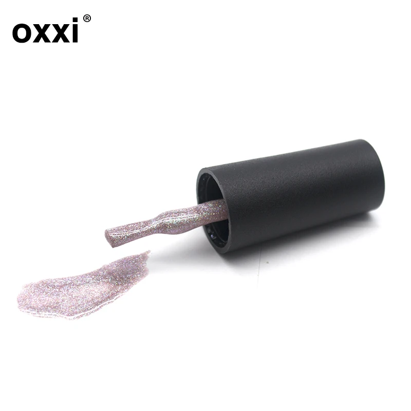 OXXI лак для ногтей Полупостоянный УФ светодиодный гель лак 8 мл яркий Гибридный цветной гель маникюрный лак для ногтей резиновый базовый слой и топы