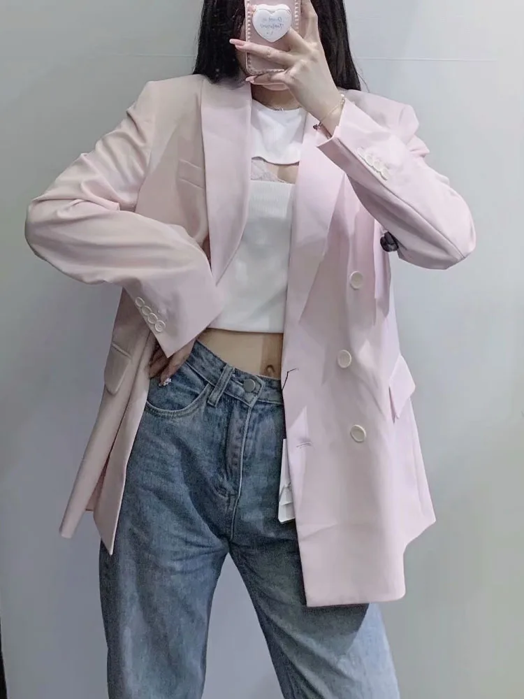 

Жакет женский на пуговицах, с лацканами