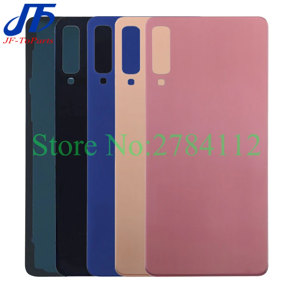 10 шт. A750 заднее стекло Замена для Samsung Galaxy A7 2018 A750F SM-A750 аккумуляторной батареи