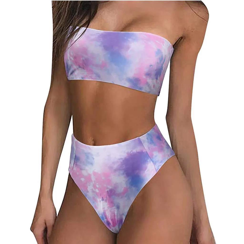 

women's swimsuit Polyester swim wear women 2020 bikini Sexy Snake Print Tie Cutout Hollow Out Bikini Set Swimsuit Beachwear