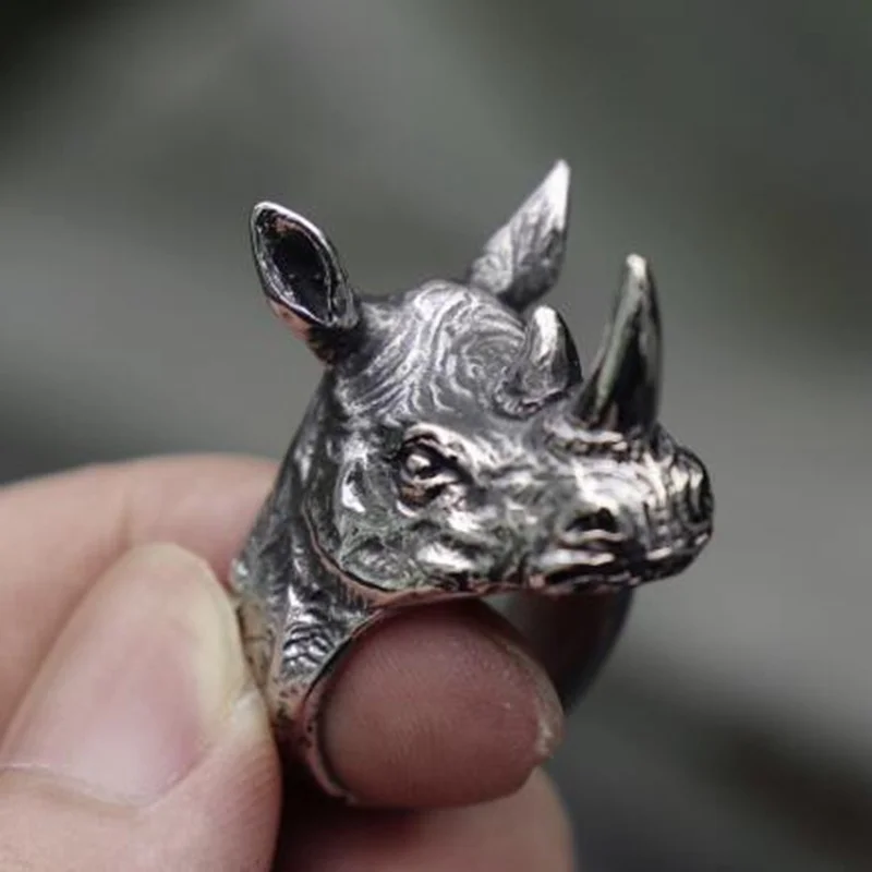 Мужское металлическое кольцо в стиле ретро панк|Кольца| |