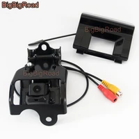 bigbigroad car rear view backup reverse camera for toyota land cruiser prado install in spare tire cover middle east