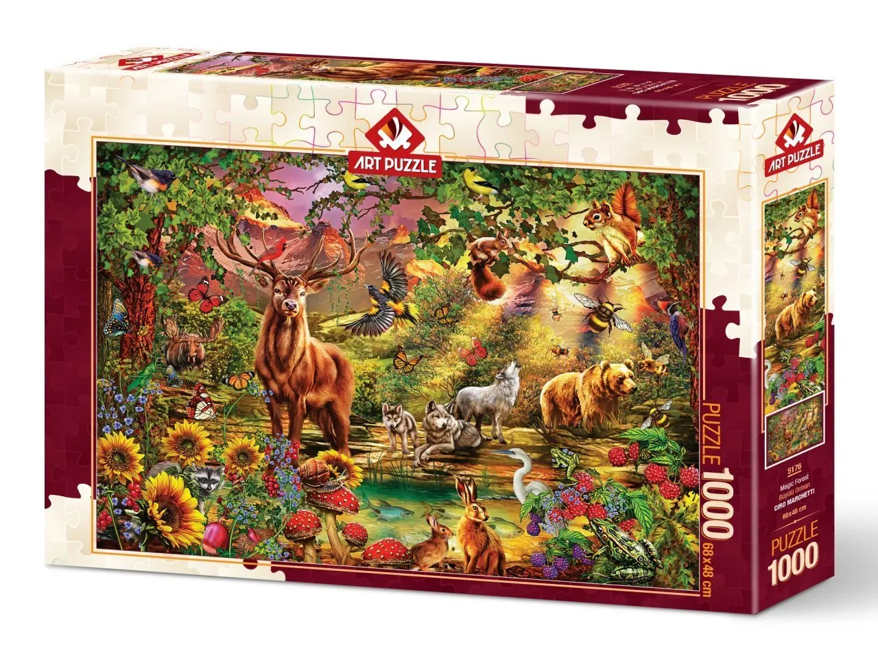 

Art Puzzle Magical Forest 1000 Piece Jigsaw Puzzle