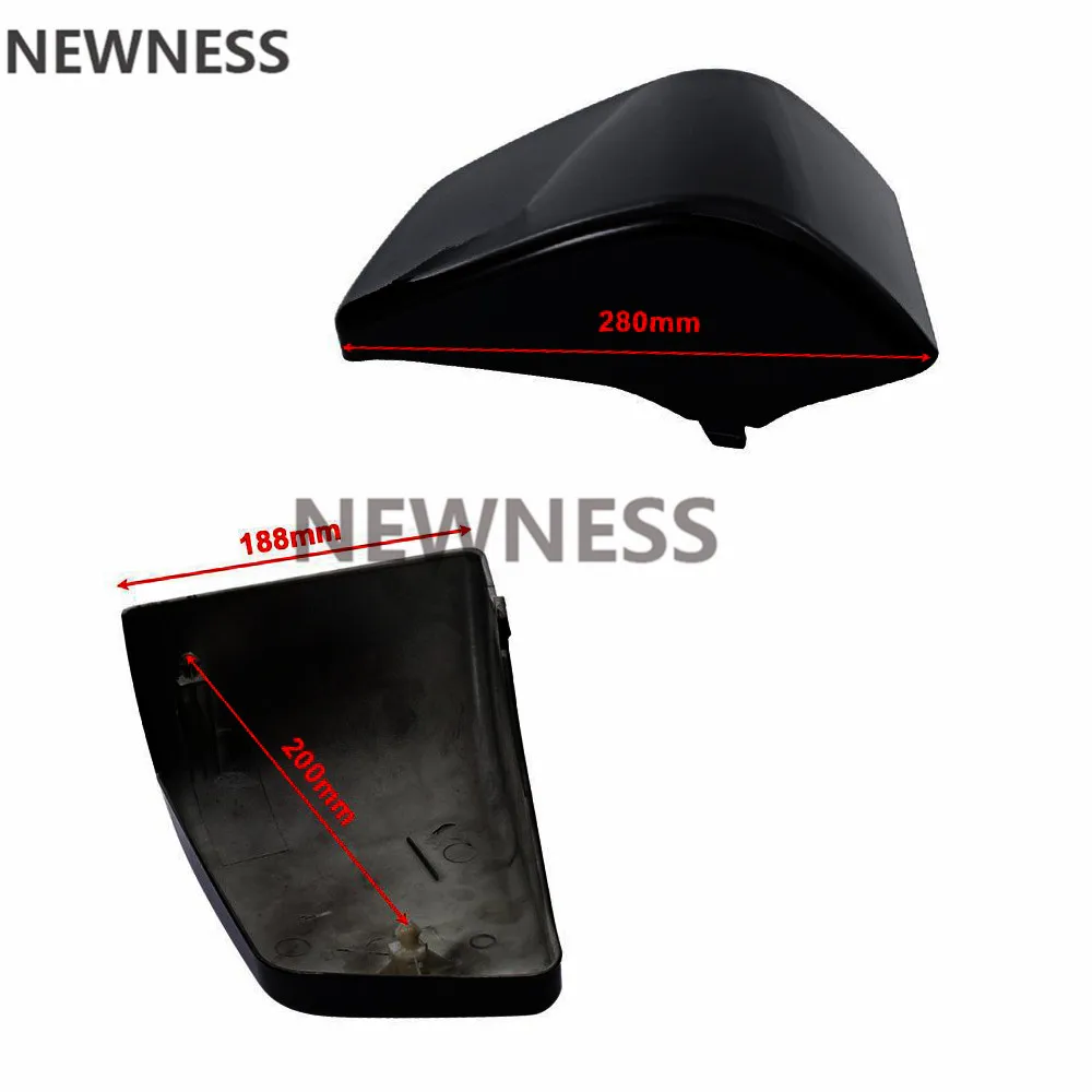 Пара мотоцикла хромированная батарея боковая обтекатель Крышка для Honda Shadow ACE750