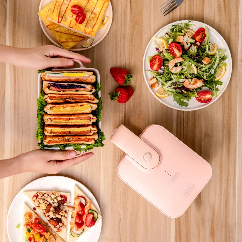 

Sandwich Maker Waffle Maker Toaster Baking Home Mini Light Food Multi-Function Breakfast Machine Takoyaki Toast Press Machine
