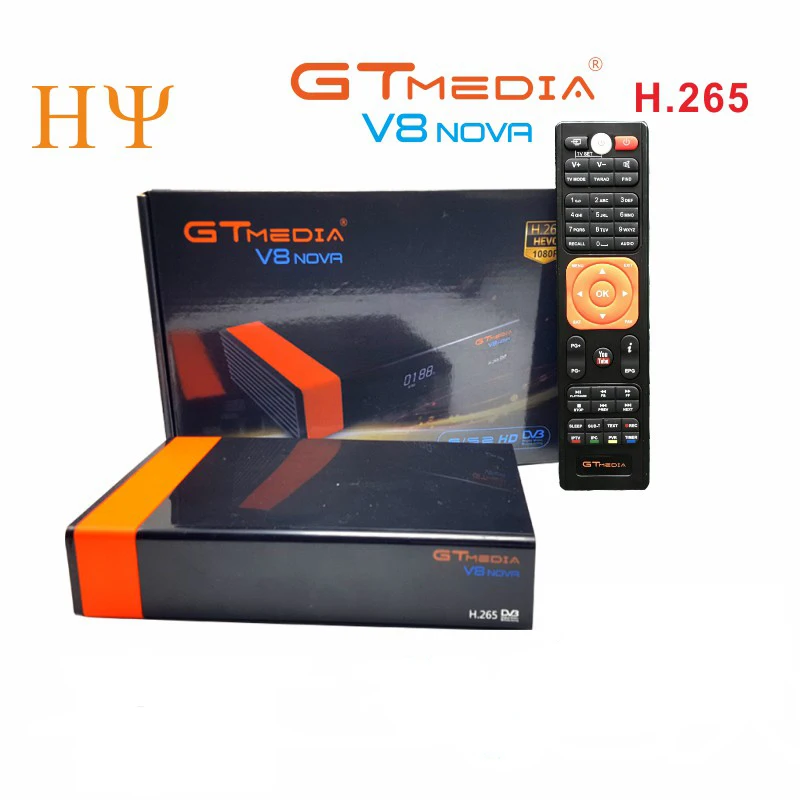 Спутниковый ТВ-ресивер GTMEDIA V8 NOVA 10 шт./лот DVB S2 Поддержка встроенного Wi-Fi Ethernet Unicable