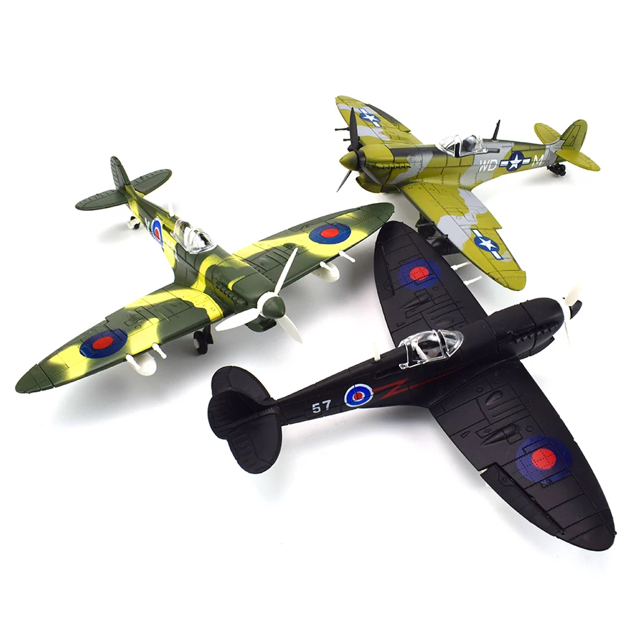 Spitfire модель истребителя набор игрушек для детей DIY Сборные комплекты моделей игрушка для обучения подарки для детей 1 шт случайный цвет
