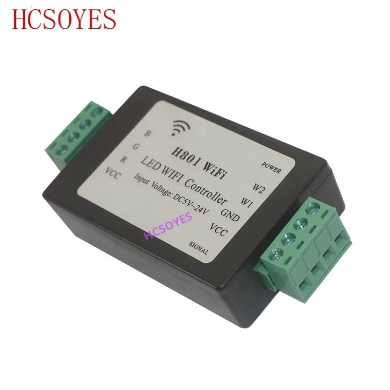 H801 WiFiRGBW LED WIFI контроллер RGBW WiFi DC5 24V вход 4CH * 4A выход|Контролеры RGB| |