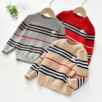 high quality striped childrens sweaters for 3 10 year old childrens clothing knit sweaters for baby boys kids winter sweaters