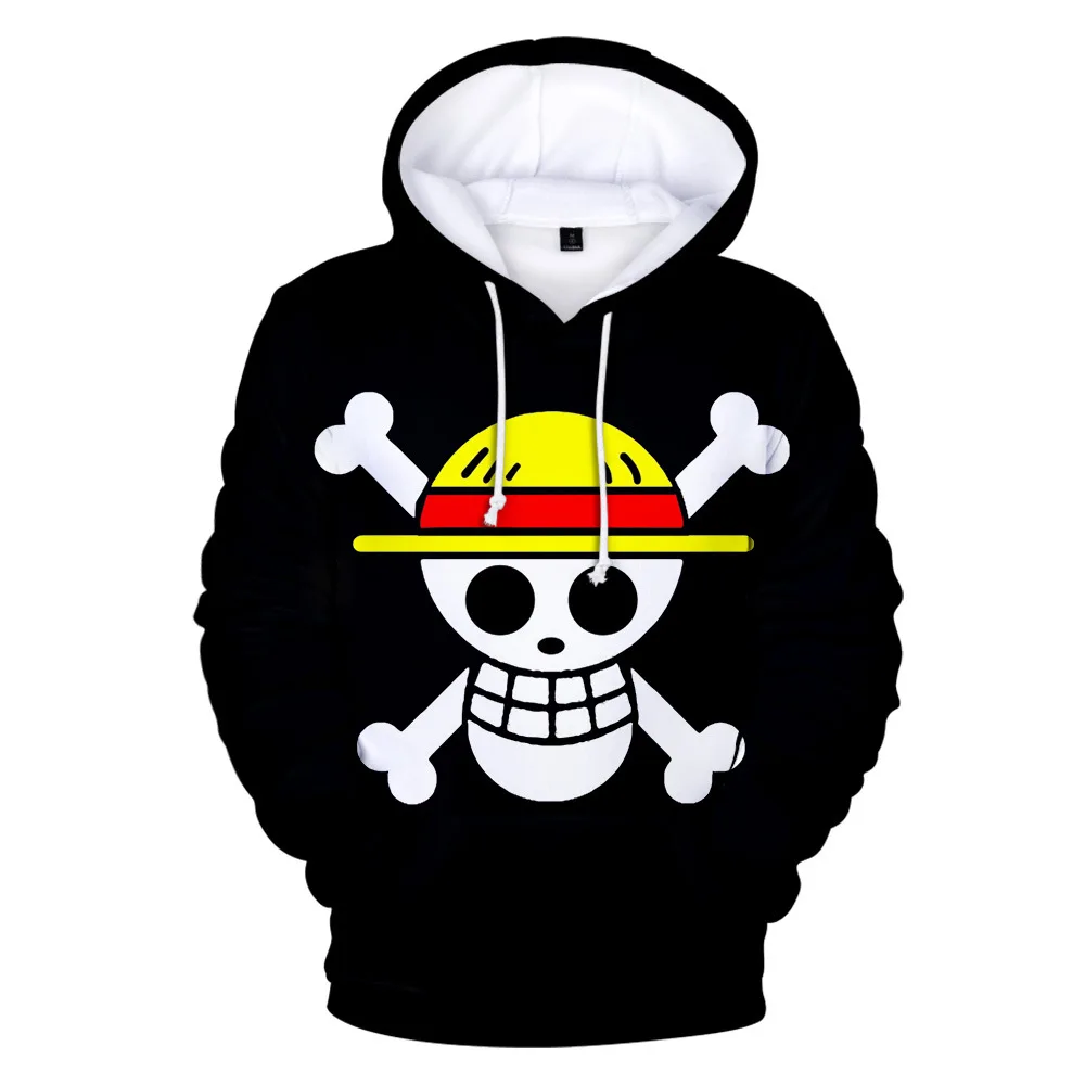 

Anime One Piece Hoodie Hooded Sweatshirt for Men Women Kid 3d Print Clothing