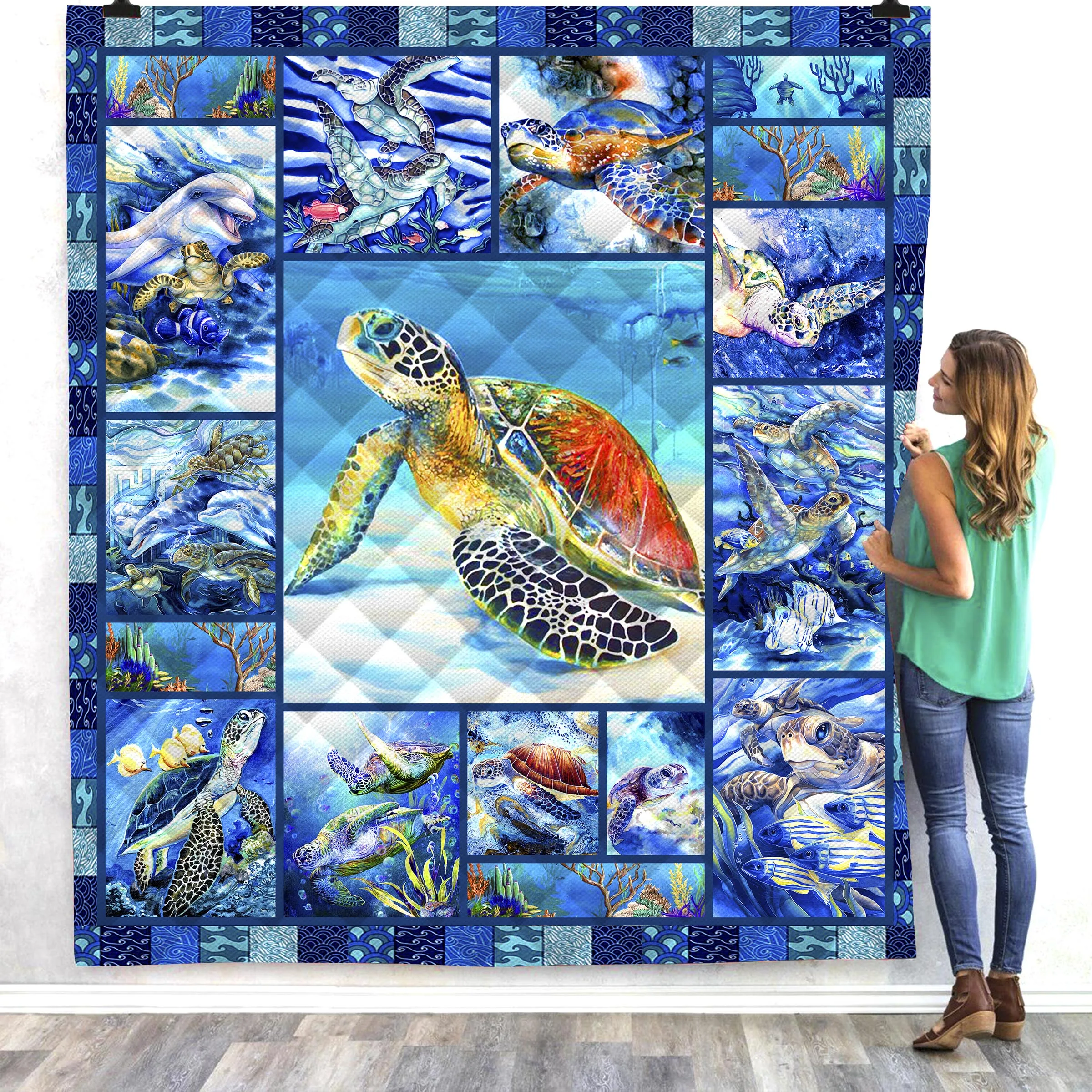 Одеяло летнее с 3D рисунком панды и Луны 2019|Одеяла| |