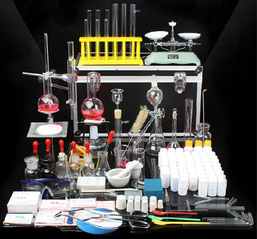 Набор для химических экспериментов младшей средней школы комплект оборудования