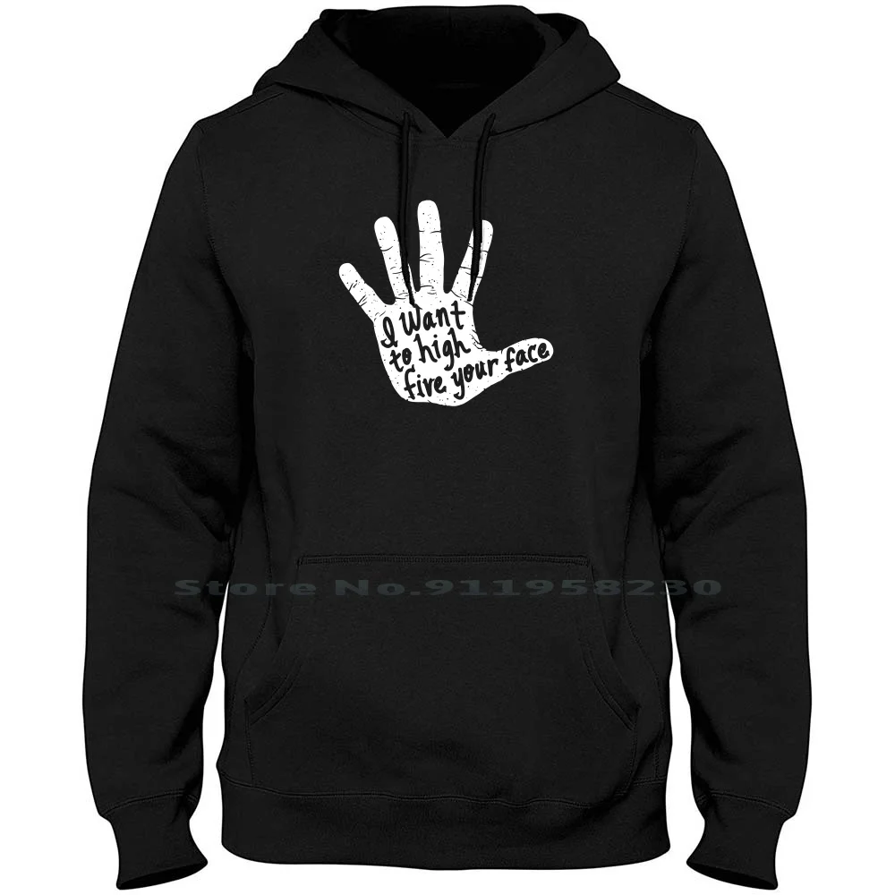 

Толстовка с надписью «Hand To Face» для мужчин и женщин, пуловер, хлопковый модный свитер, большие размеры 6XL