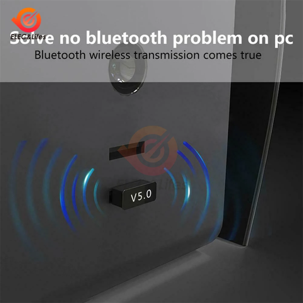 Фото USB Bluetooth V5.0 беспроводной мини адаптер для Windows 7/8/10 ноутбук ПК Соединители USB Bluetooth V5.0 беспроводной мини адаптер для Windows 7/8/10 ноутбук ПК Соединители