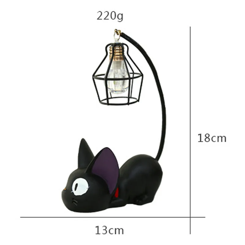 Лидер продаж 2020 настольный светодиодный ночник настольная лампа черная Jiji Cat