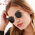 Psacss 2019 солнцезащитные очки для женщинмужчин винтажные маленькие круглые брендовые дизайнерские металлические солнцезащитные очки lentesgafas de sol hombre 3447