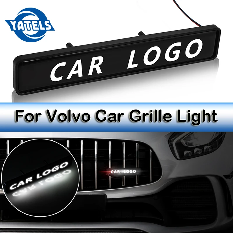 Новая хромированная решетка из АБС пластика эмблемы СВЕТОДИОДНЫЙ декоративные