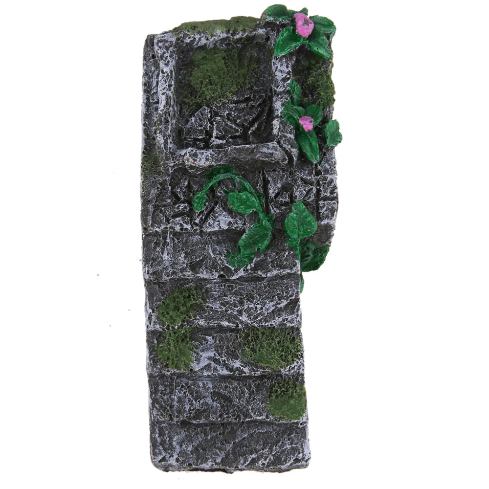 Рептилия черепаха Basking аквариумный декор водная лестница амфибия скальная