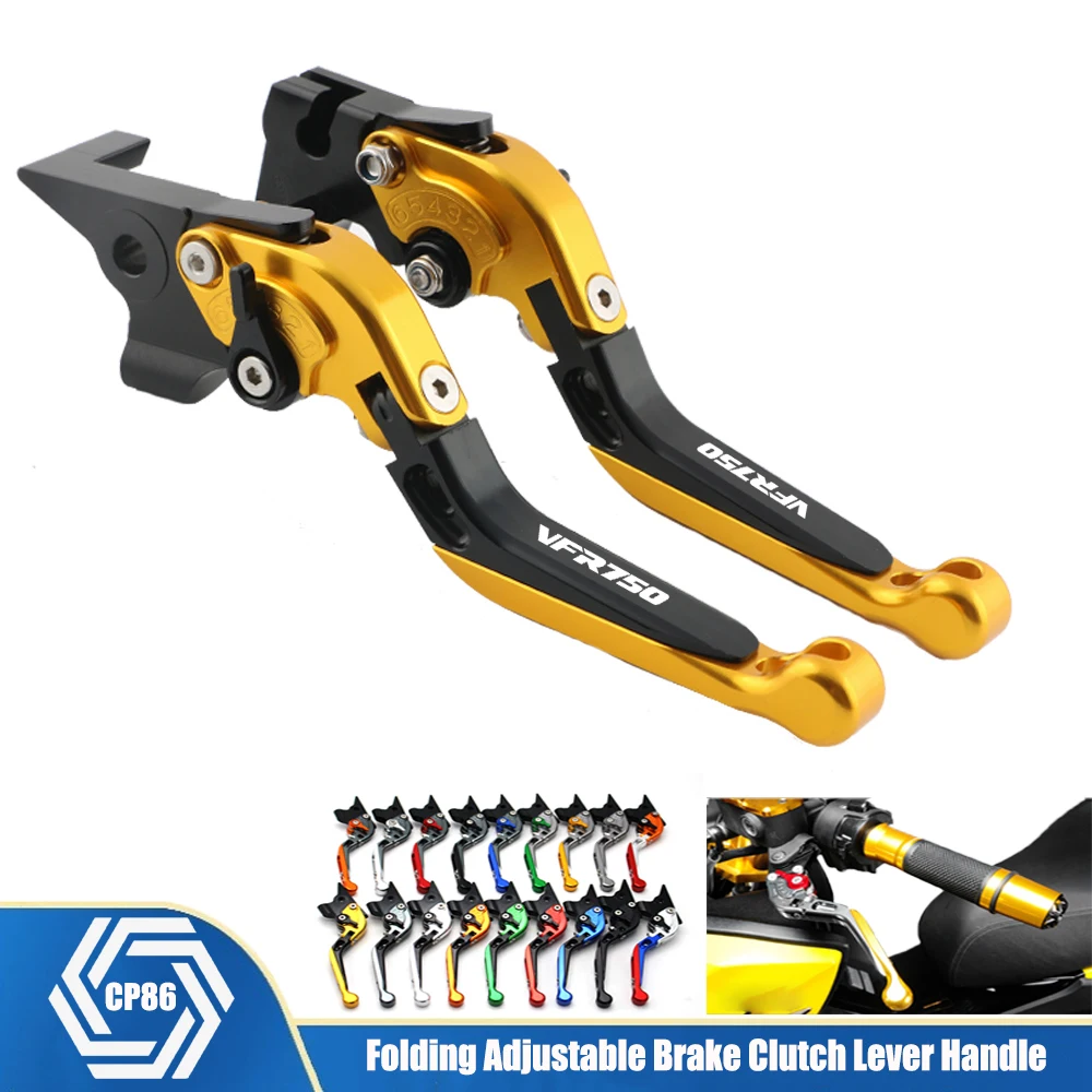 

For HONDA VFR 750 VFR750 1991 1992 1993 1994 1995 1996 1997 CNC Motorcycle Folding Handle Adjustable Brake Clutch Lever
