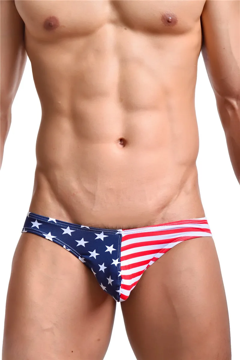 Мужское сексуальное нижнее белье трусы-бикини хлопковые трусы с низкой талией и