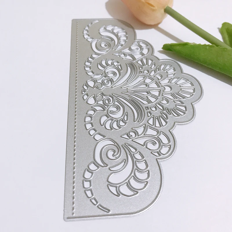 

Lace Metal Cutting Dies New 2019 Flower border Crafts Die Cuts For DIY Scrapbooking Paper Cards wedding