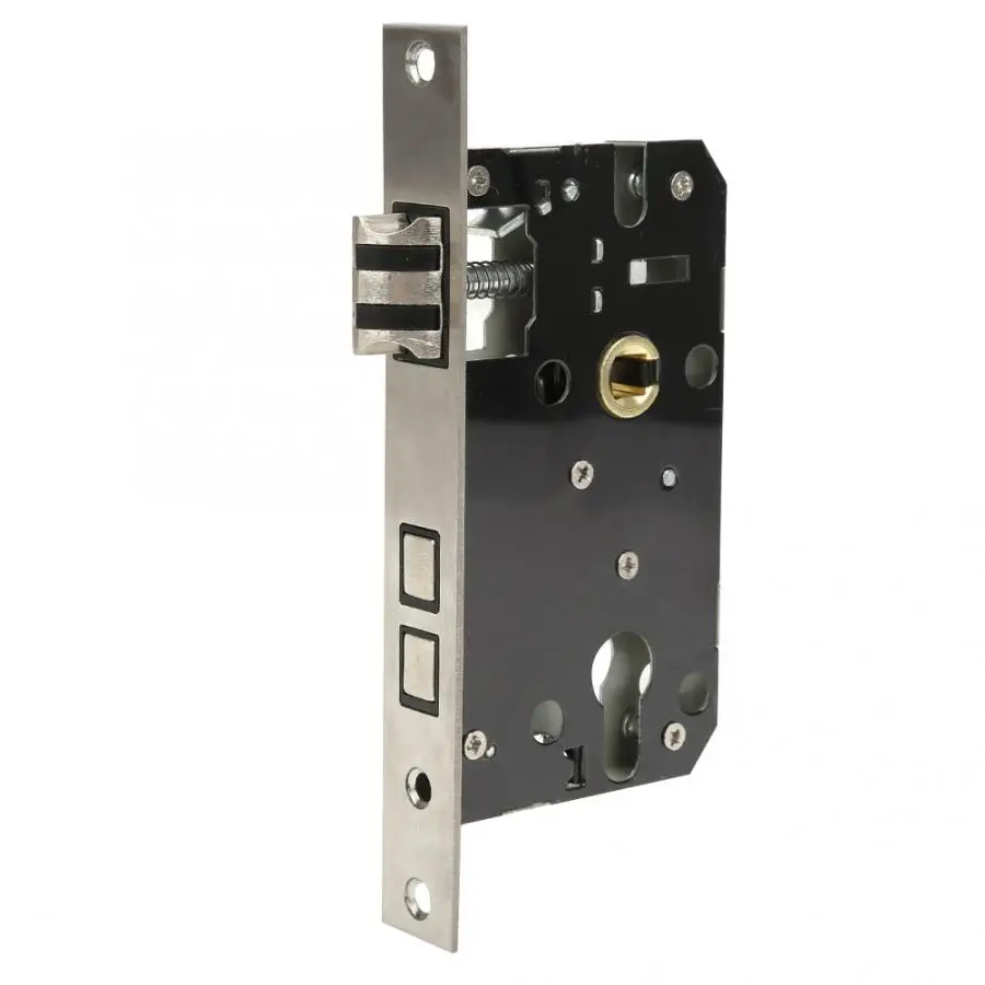 Дверная ручка замок черный пространство Алюминий Внутренняя дверь спальни