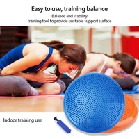 inflated wobble cushion wiggle seat sensory kids core balance disc extra thick flexible seating indoor yoga fitness accessories