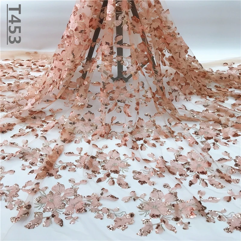 Лиловый фатин кружевная тесьма африканские французские кружева ткани высокого