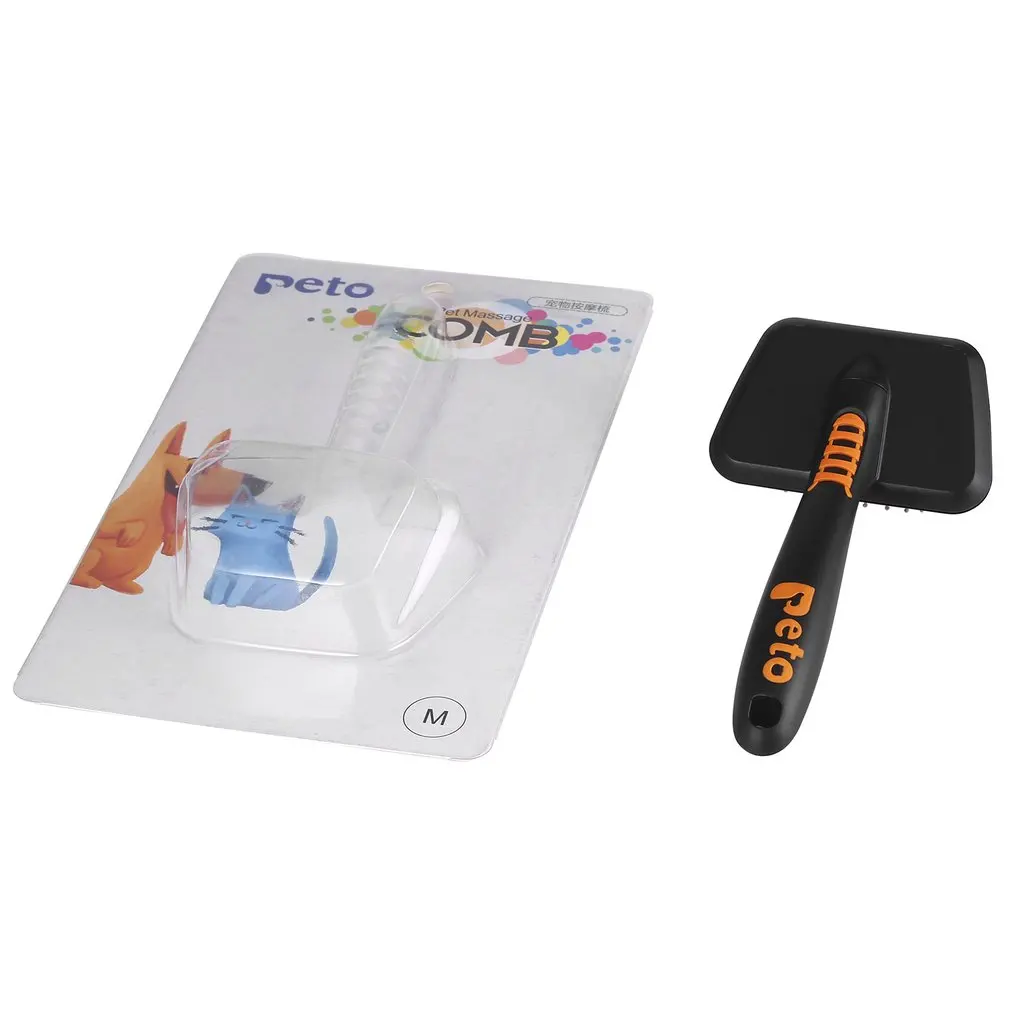 Массажная Расческа для домашних животных очищает собак кошек расчески кисти