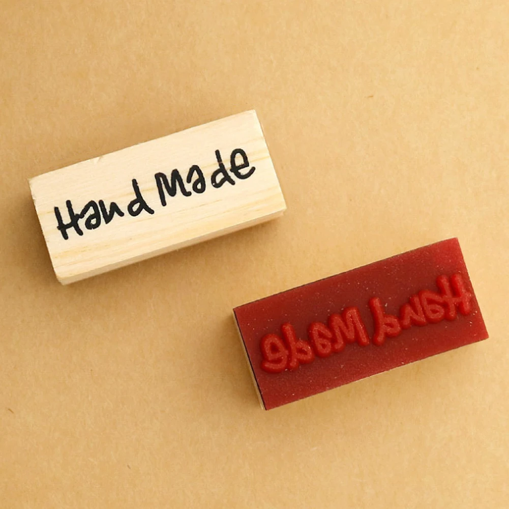 Натуральные ручной работы деревянные штамп деревянный | Дом и сад