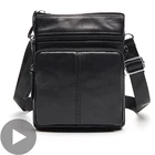 Модная черная кросс-боди сумка через плечо для мужчин сумка из натуральной кожи сумка-мессенджер портфель мужские сумки Лидер продаж