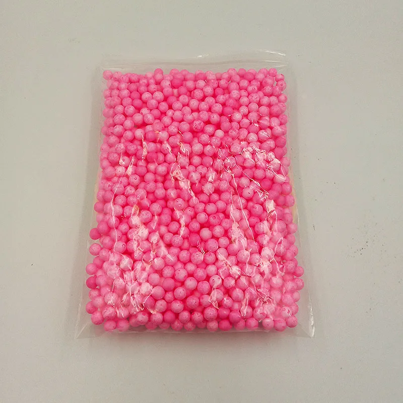 Pink 2-3mm 2-6 мм шарики из пенополистирола для самостоятельной сборки бутылки снежные частицы грязи Аксессуары шарики из слизи маленькие крошечные пенопластовые бусины для пенного наполнителя - Цвет: Pink 2-3mm