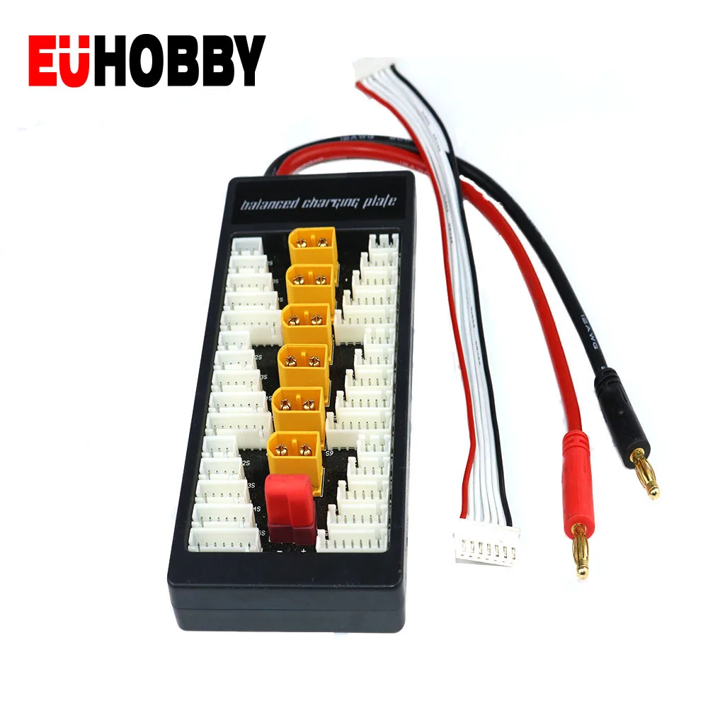 Параллельная сбалансированная зарядная плата Multi 2S 6S Lipo штепсельная вилка XT60 для