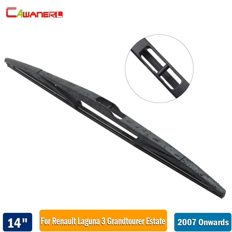 Cawanerl Автомобильная резиновая щетка стеклоочистителя заднего стекла 14 &quotдля Renault