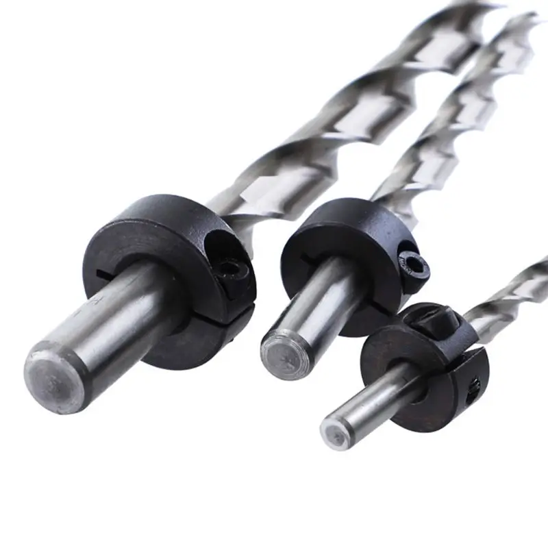 

1 Set 1/4in 3/8in 1/2in Steel Twist Drill Straight Shank Woodworking Inclined Hole Drill Bit High Speed Steel Rotor