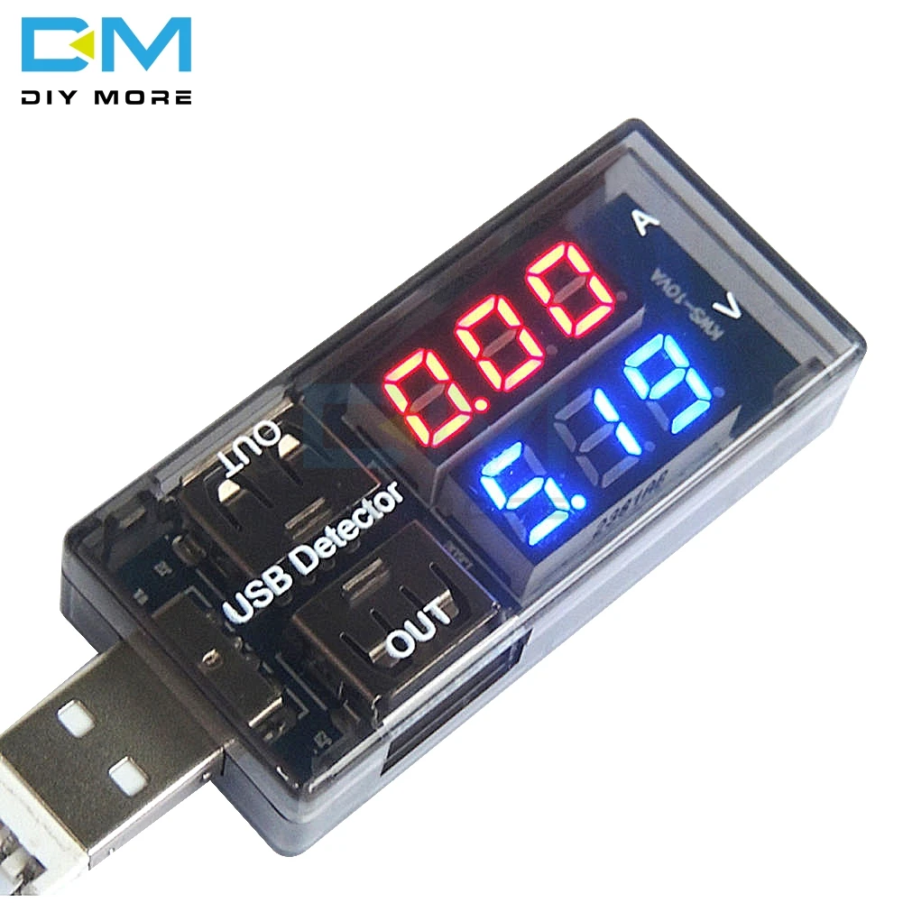USB зарядное устройство Doctor зарядный детектор напряжения аккумулятор вольтметр