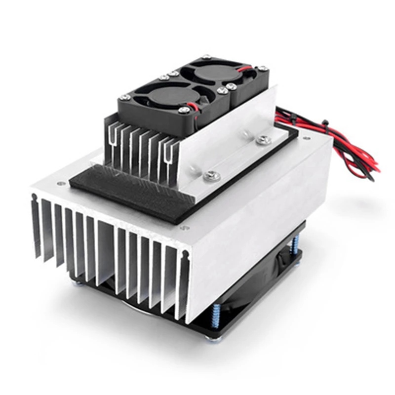 

Hot DIY Peltier Cooler Kit 12V Semiconductor Cooler Peltier Cooling System, Heatsink Module Kit